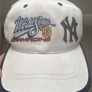 MLB White and Blue World Series Champions Hat